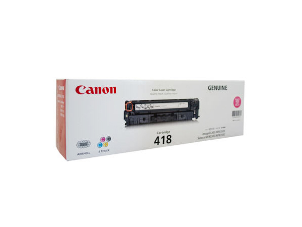 Mực in laser màu Canon Cartridge 418M Đỏ