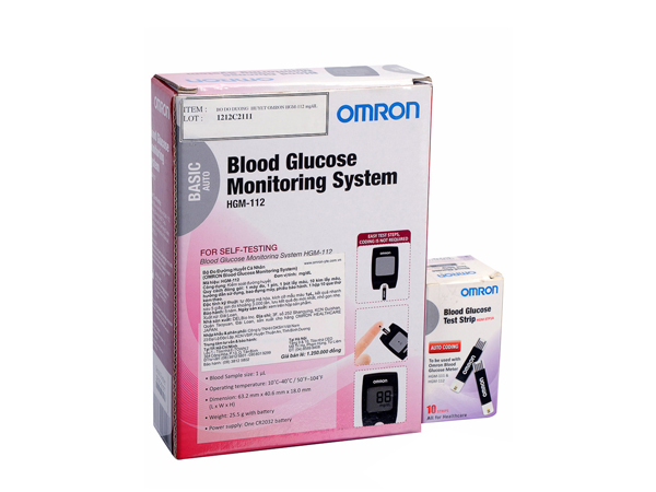Que thử đường huyết OMRON HGM-112